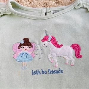 Gymboree Fairy + Unicorn T Shirt (18-24 mos)